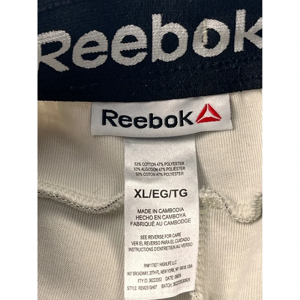 Reebok Training Shorts Mens XL Brown All Over Logo Print REM251SH07 Athletic
